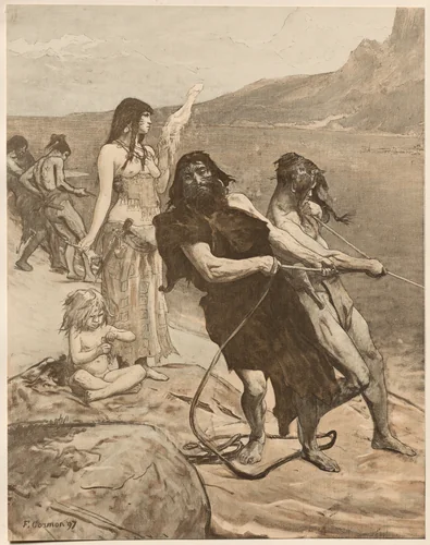 Cité Lacustre by Fernand Cormon, book, 1897