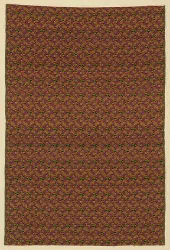 Panel (Man's Suiting Fabric) by France, textile, 1800-1825