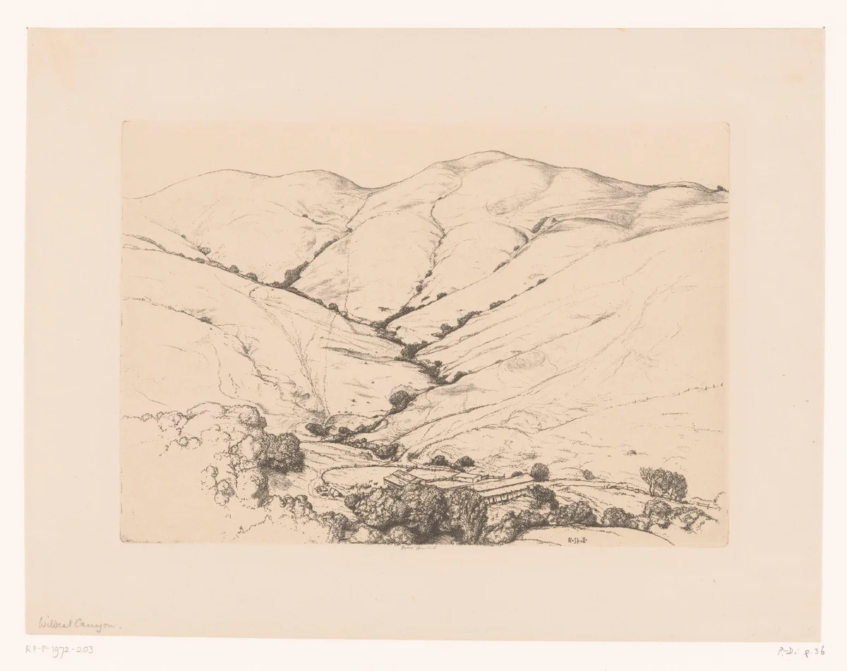 Wildcat Canyon by Ernest Haskell, print, 1886-1925