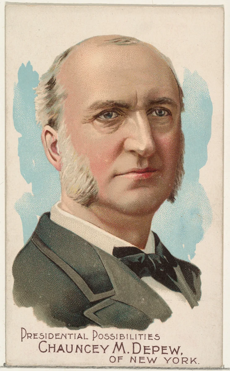 Chauncey M. Depew of New York, from the Presidential Possibilities series (N124) issued by Duke Sons & Co. to promote Honest Long Cut Tobacco by W. Duke, Sons & Co., print, 1888