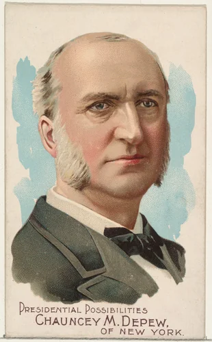 Chauncey M. Depew of New York, from the Presidential Possibilities series (N124) issued by Duke Sons & Co. to promote Honest Long Cut Tobacco by W. Duke, Sons & Co., print, 1888