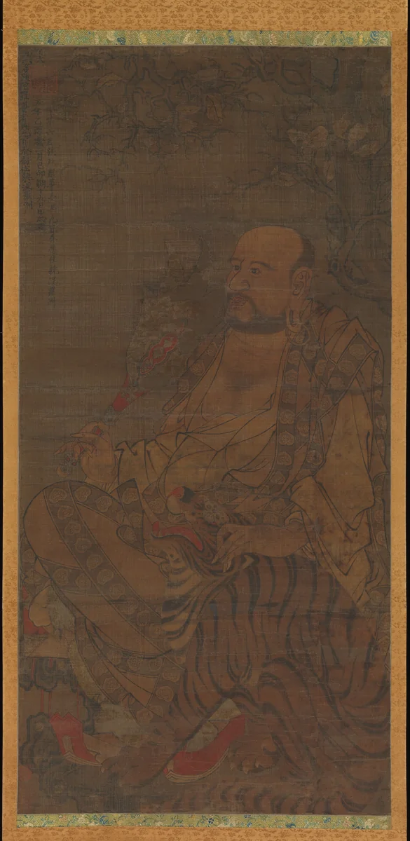 Bhadra, The Sixth Luohan by Unidentified Artist, painting, 1345