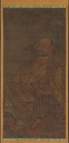 Bhadra, The Sixth Luohan by Unidentified Artist, painting, 1345
