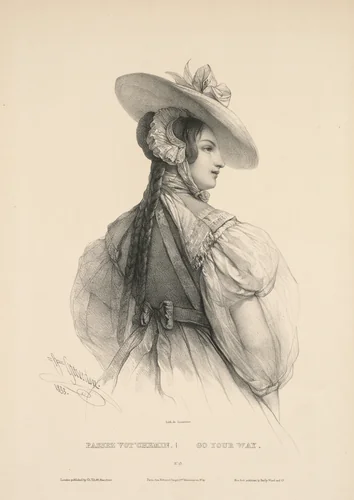 Go Your Way (Passez Vot'Chemin) by Henri Grevedon, print, 1833