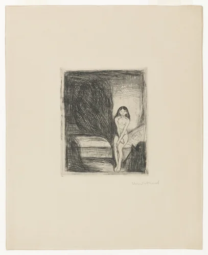Puberty (Pubertet) by Edvard Munch, print, 1902