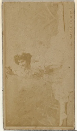 Mable Clark, from the Actors and Actresses series (N145-8) issued by Duke Sons & Co. to promote Duke Cigarettes by W. Duke, Sons & Co., photograph, 1890-1895