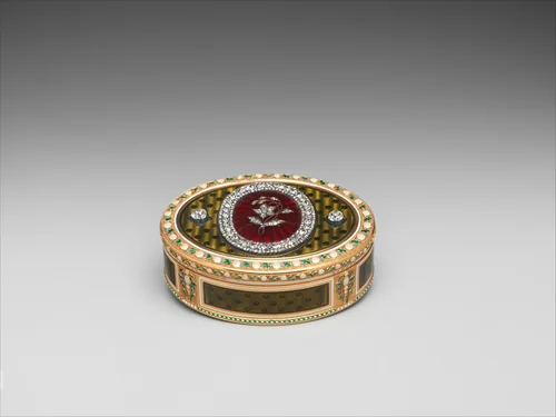 Snuffbox by L.F.T., metalwork, 1800-1815