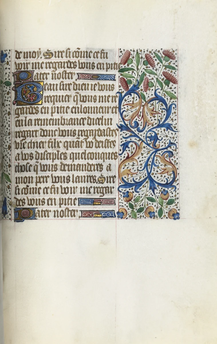 Book of Hours (Use of Rouen): fol. 153r by Master of the Geneva Latini, book, 1465-1475
