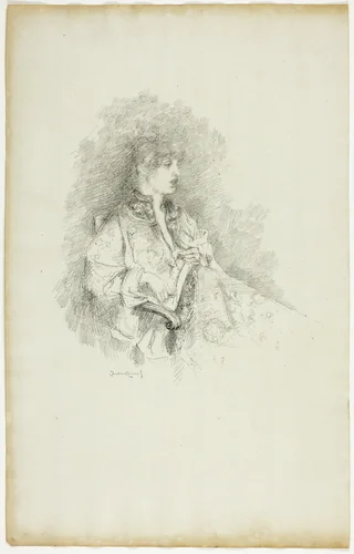 The Chinese Gown by Theodore Roussel, print, 1890-1894