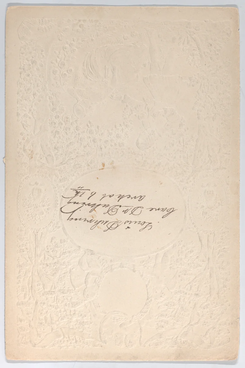 Valentine by anonymous, other, 1860