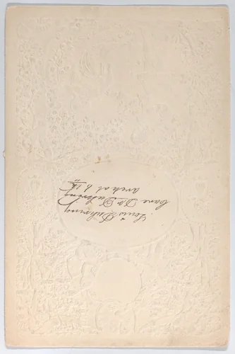 Valentine by anonymous, other, 1860