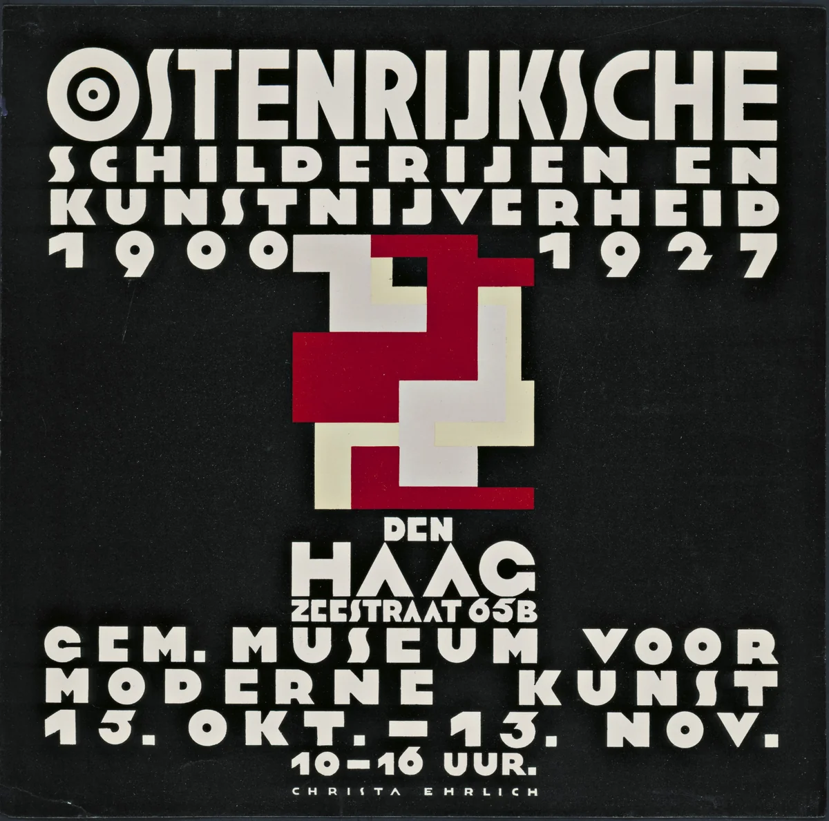 Oostenrijksche Schilderijen en Kunstnijverheid 1900-1927 by Christa Ehrlich, design, 1927
