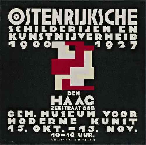 Oostenrijksche Schilderijen en Kunstnijverheid 1900-1927 by Christa Ehrlich, design, 1927