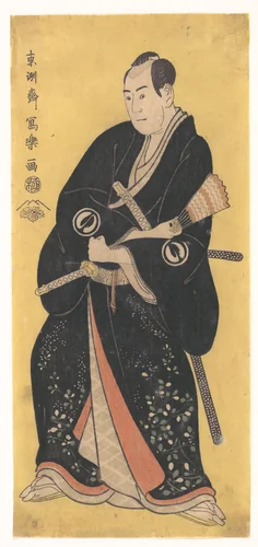 Sawamura Sojuro III as Nagoya Sanza by Tōshūsai Sharaku, print, 1794-1795