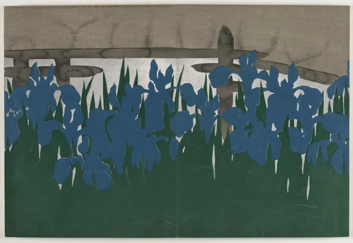 Flowers of a Hundred Worlds (Momoyogusa): Eight Bridges (Yatsuhashi) by Kamisaka Sekka, book, 1909-1910