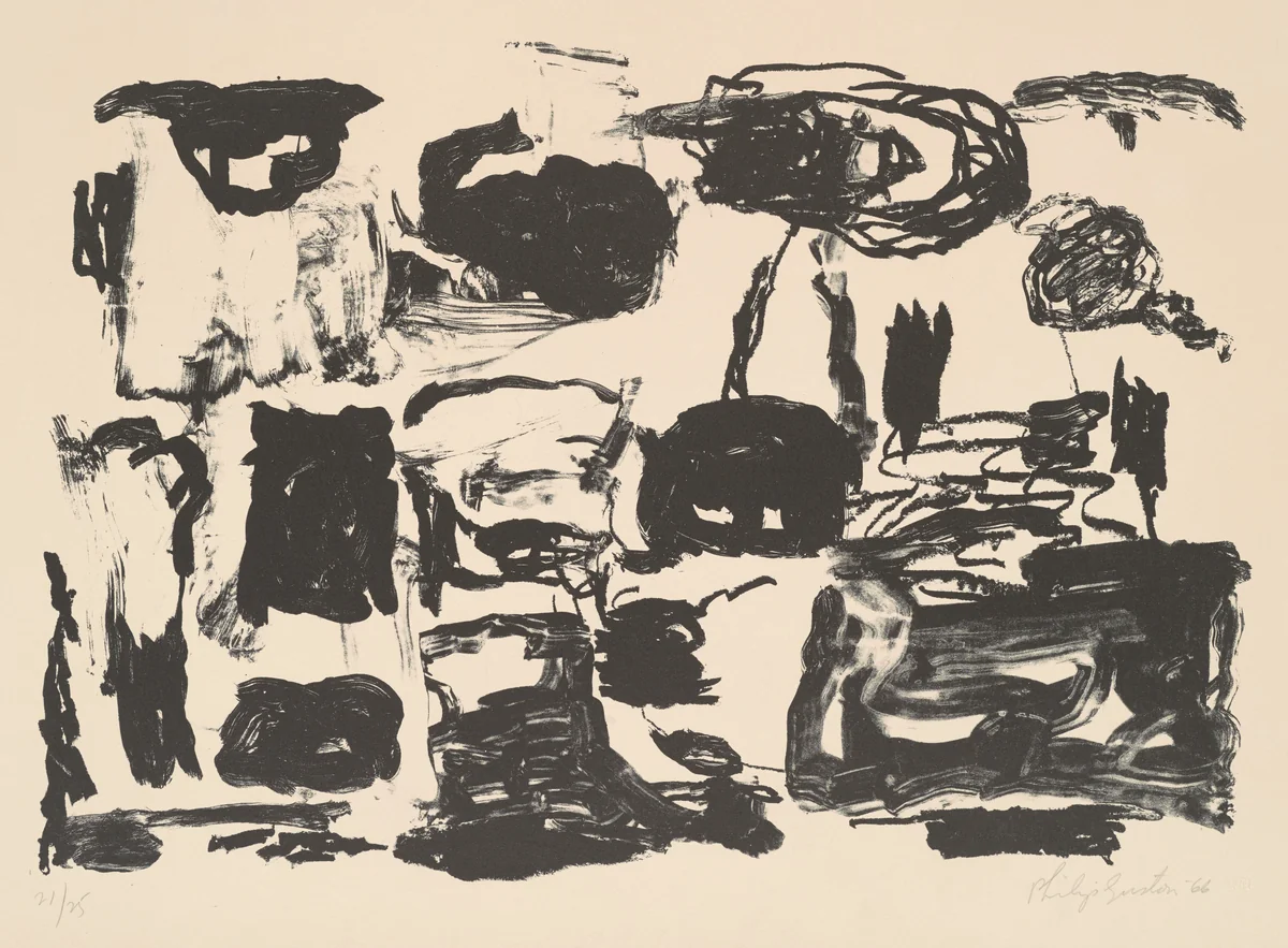 Untitled by Philip Guston, print, 1966