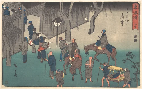 Fuchu by Utagawa Hiroshige (歌川広重), print, 1830-1850