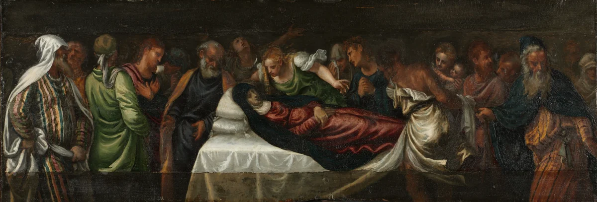 Death of the Virgin by Unknown, painting, 1525-1575