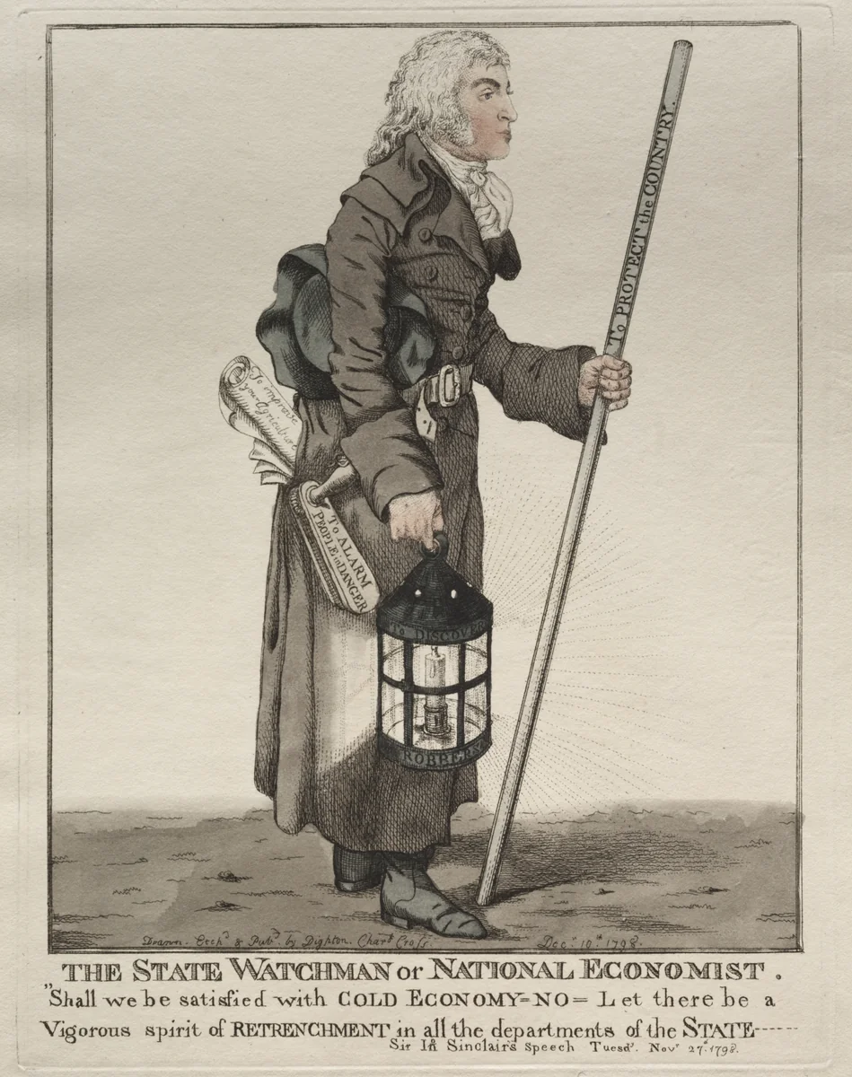 The State Watchman by Robert Dighton, print
