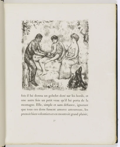 In-text plate (page 31) from Daphnis et Chloé by Pierre Bonnard, illustrated book, 1902