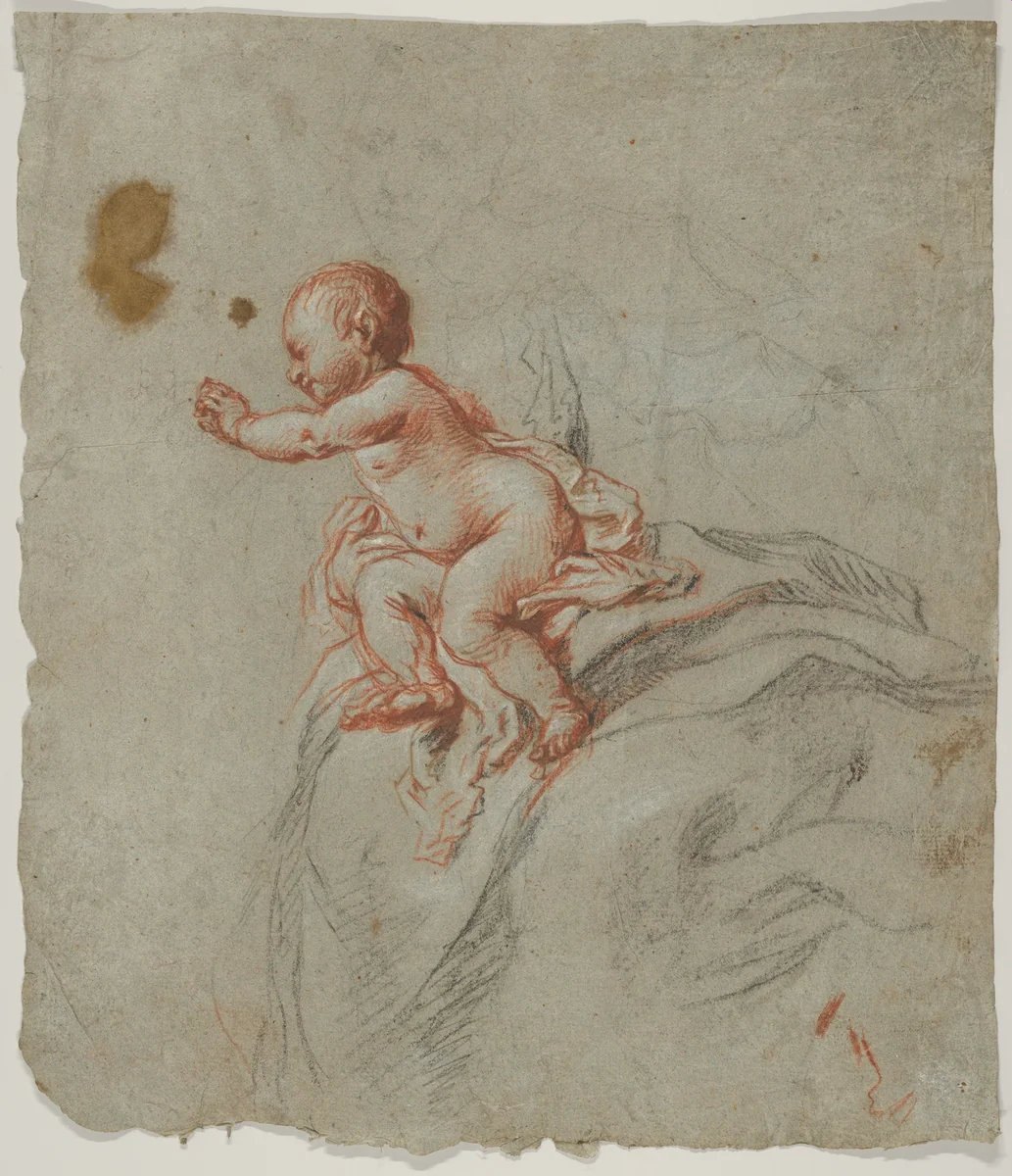 Study of the Virgin and Child by Cornelis Schut, drawing, 1640-1655