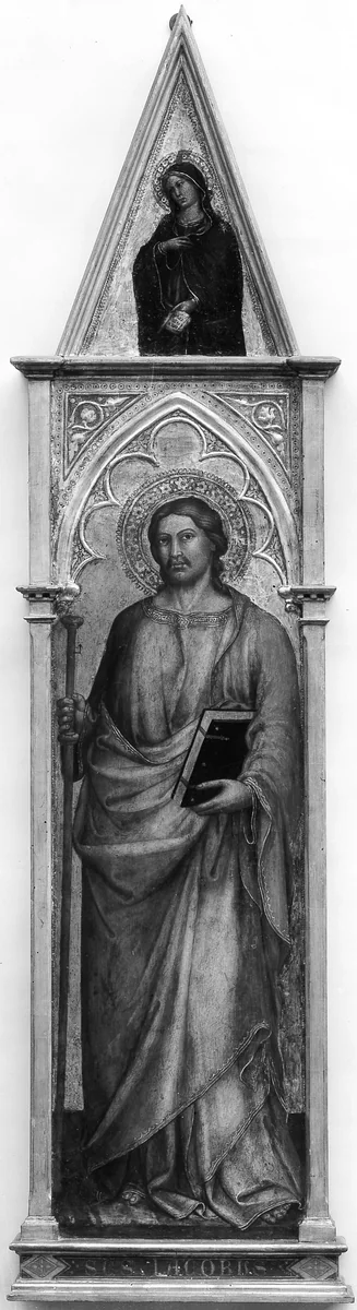 Saint James the Greater (with the Virgin of the Annunciation) by Martino di Bartolommeo, painting, 1389-1435