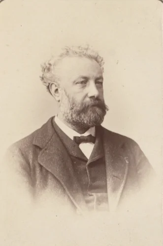 Jules Verne (1828-1905) by Bertall & Cie., photograph, 1865