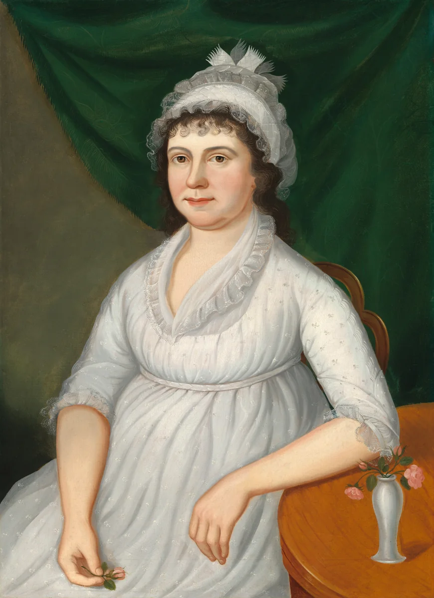 Hannah Lemmon Corcoran (Mrs. Thomas Corcoran) by Charles Peale Polk, painting, 1802-1810