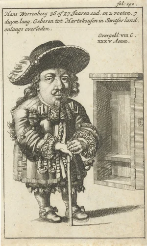 Portret van Hans Worrenbergh by Jan Luyken, print, 1680-1688