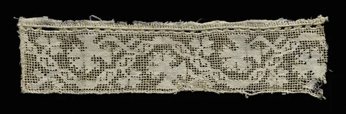 Needlepoint (Drawnwork) Lace Insertion by Unknown, textile, 1500-1599