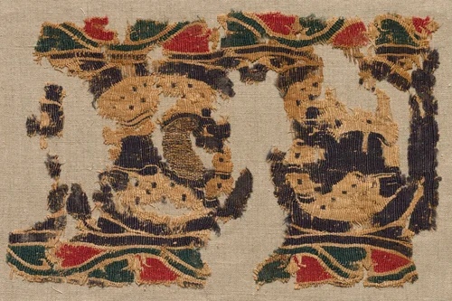 Fragment of the Border of a Large Panel by Unknown, textile, 480-499