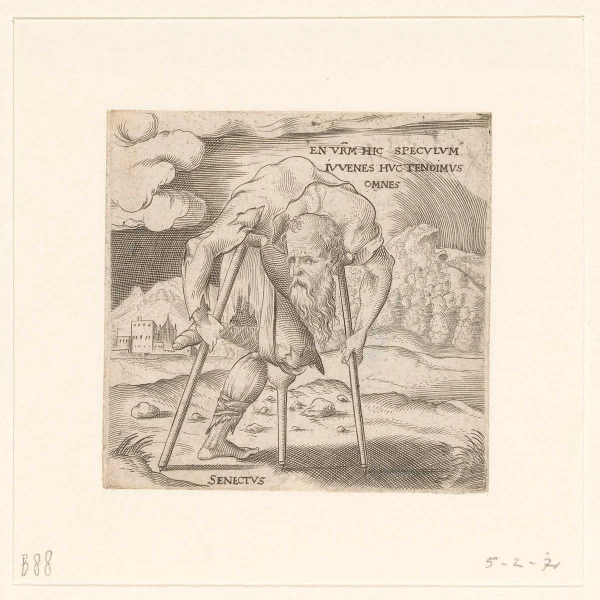 Ouderdom by Unknown, print, 1533-1567