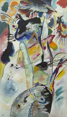 Panel for Edwin R. Campbell No. 3 by Wassily Kandinsky, painting, 1914