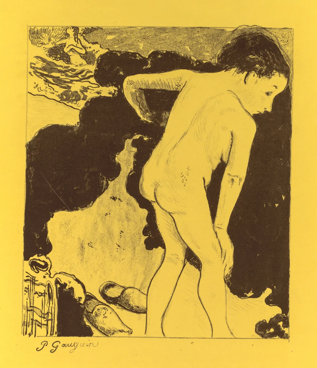 Volpini Suite: Breton Bathers (Baigneuses Bretonnes) by Paul Gauguin, print, 1889