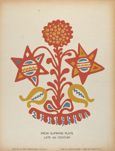 Plate 11: From the Portfolio "Folk Art of Rural Pennsylvania" by American 20th Century, index of american design, 1939