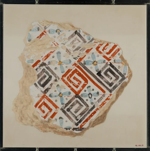 Ceiling Fragment , Tomb of Intef by Nina de Garis Davies, artwork, -1473--1458