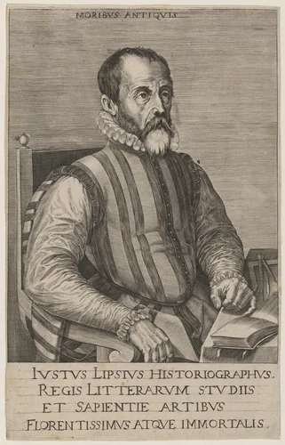 Justus Lipsius, Historian by Unknown 19th Century, print, 1800-1899