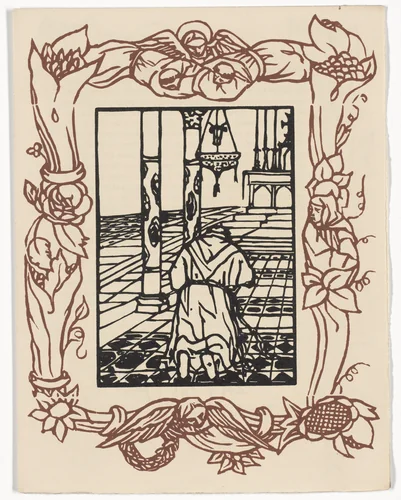 Plate (page 249) from Les Petites Fleurs de St. François (The Little Flowers of St. Francis) by Émile Bernard, illustrated book, 1928