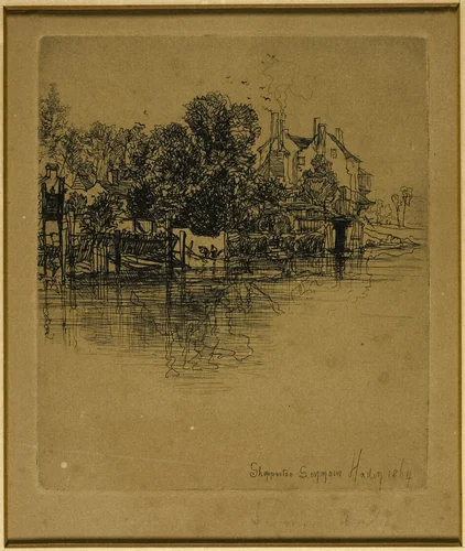Shepperton by Francis Seymour-Haden, print, 1864