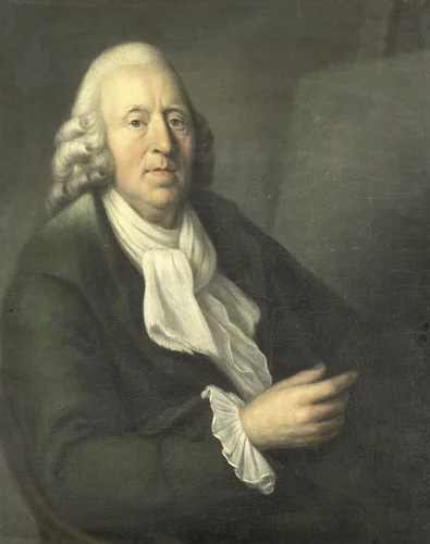 Self Portrait at approximately 60 years of age by Engel Sam, painting, 1755-1769