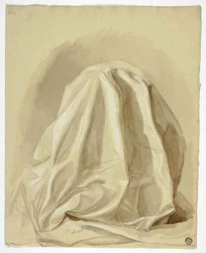 Draperies by Andrea Carlo Lucchesi, drawing, 1877