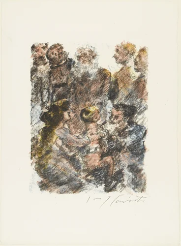 The Death of Attinghausen (Der Tod Attinghausens) from William Tell (Wilhelm Tell) by Lovis Corinth, print, 1923