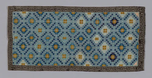 Bands (joined, from Woman's Trousers or Robe) by China, textile, 1875-1900