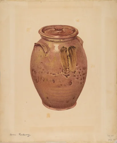 Jar by Aaron Fastovsky, index of american design, 1940