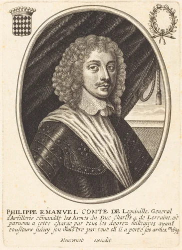 Philippe Emmanuel, Count of Ligneville by Balthasar Moncornet, print, 1600-1668