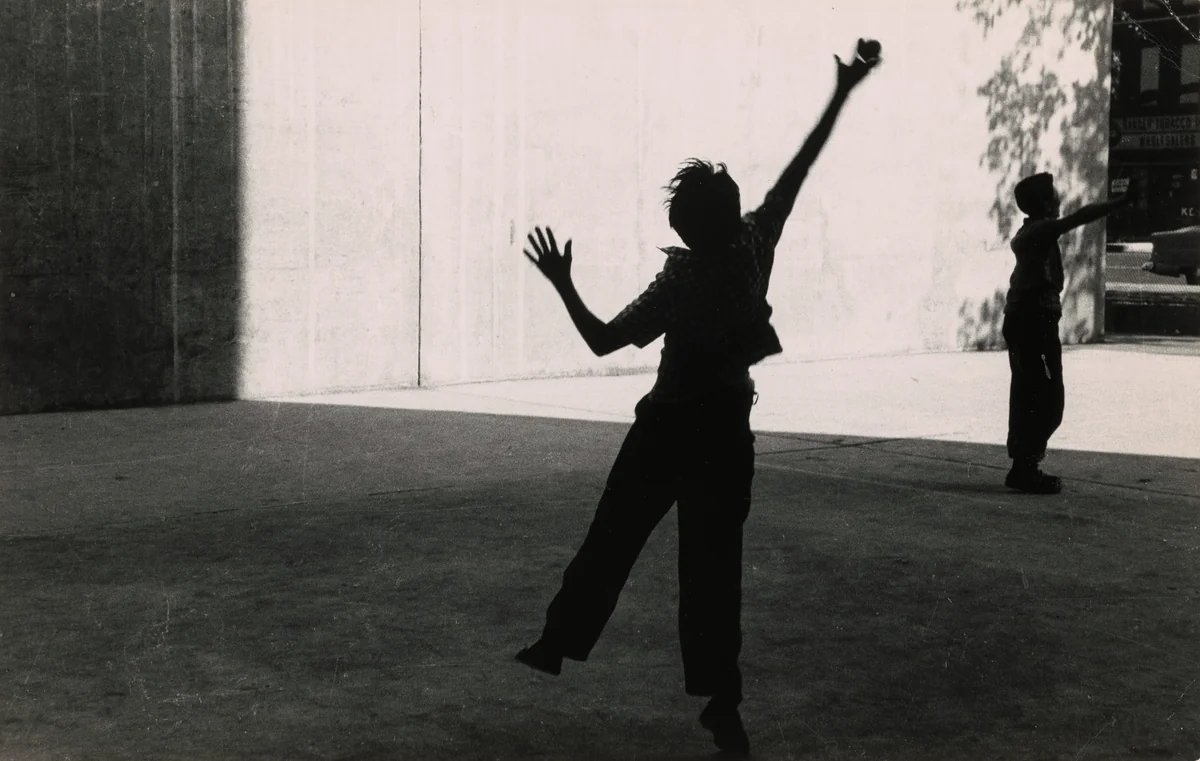 Children Playing Handball, New York by Louis Draper, photograph, 1965