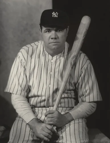 Babe Ruth by Nickolas Muray, photograph, 1927