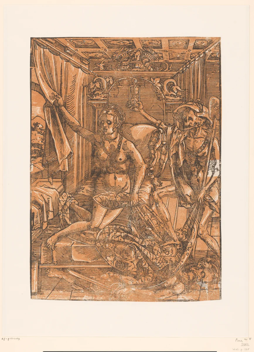 Uur van de Dood by anonymous, print, 1522