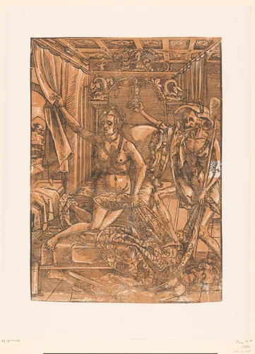 Uur van de Dood by anonymous, print, 1522