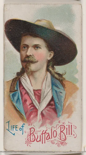 Life of Buffalo Bill, from the Histories of Poor Boys and Famous People series of booklets (N79) for Duke brand cigarettes by W. Duke, Sons & Co., print, 1888